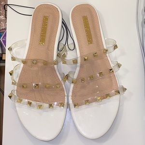 BRAND NEW STUD SANDALS NEVER WORN